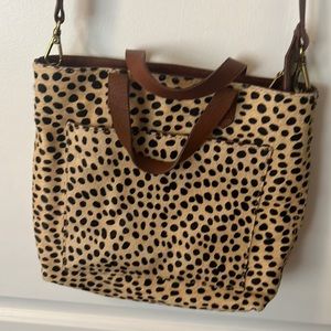 Madewell Small Transport Dotted Tote Bag